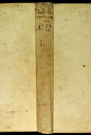 Ratsprotokolle, 1734 Aug. 31. - 1735 Aug. 23.