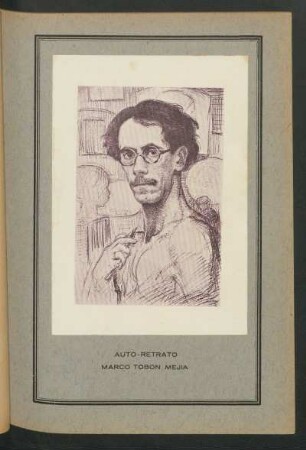 Auto-retrato Marco Tobon Mejia - [Dibujo]