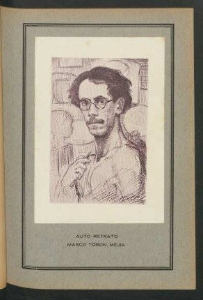 Auto-retrato Marco Tobon Mejia - [Dibujo]