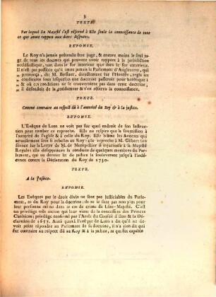 Refléxions de monseigneur l'evêque de Laon sur l'arrêt du conseil du 2 Septembre 1731