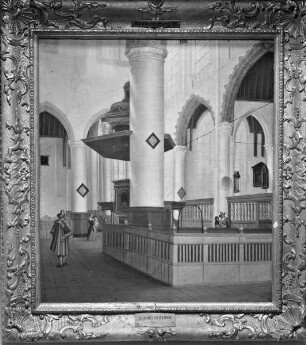 Inneres der Oude Kerk zu Delft