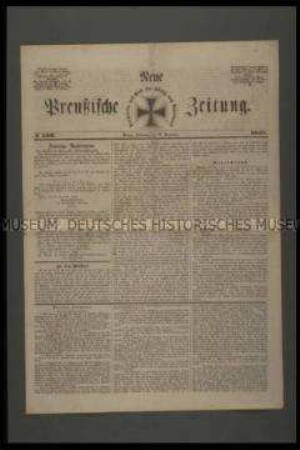 Tageszeitung: Neue Preußische Zeitung, Nr. 146; Berlin, 17. Dezember 1848