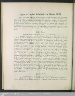 Lehrplan der Königlichen Werkmeisterschule