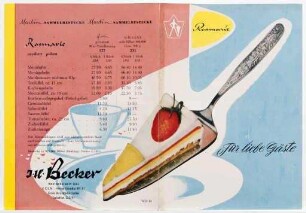 Für liebe Gäste. Rosmarie. Sammelbesteck 90er Versilberung (Broschüre)
