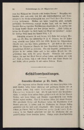 26-56, Geschäftsverhandlungen der Lehranstalten
