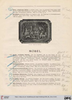 Möbel (Nr. 1438-1481)