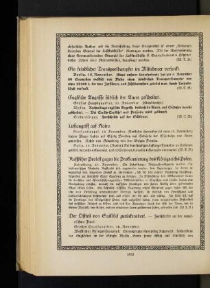 Englische Angriffe südlich der Ancre gescheitert.