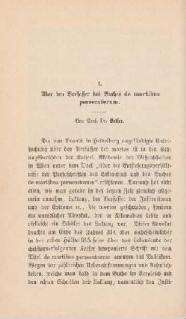 246-293 Über den Verfasser des Buches 'de mortibus persecutorum'