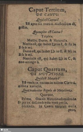 Caput Quartum, De Mutatione