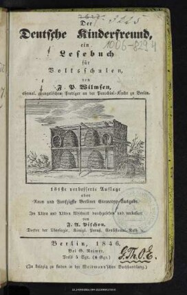 Der deutsche Kinderfreund : ein Lesebuch für Volksschulen