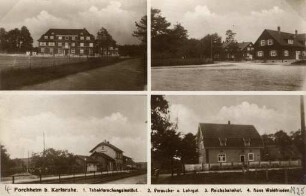 Postkartensammlung Weis mit Ansichten Karlsruhes. Forchheim