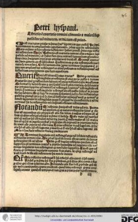 [R]estrictio est coartatio termini communis a maiori suppositione ad minorem, ut dictum est prius.