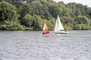 Berlin; Pichelsdorf: Windsurfing und Segler