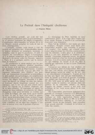3: Le portrait dans l'antiquité chrétienne, 1/2