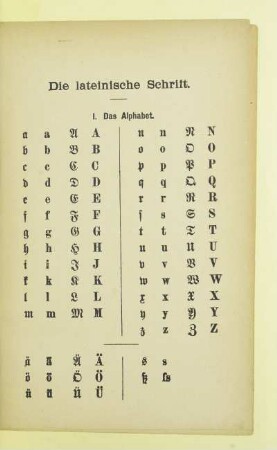 Die lateinische Schrift