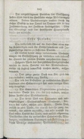 Erste Periode.