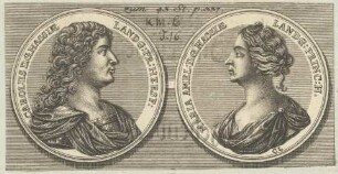 Bildnis von Karl, Landgraf von Hessen-Kassel und Maria Amelia von Hessen-Kassel