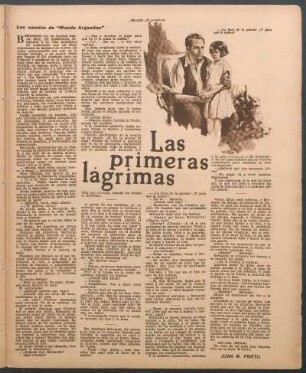 Las primeras lágrimas : Los cuentos de Mundo Argentino