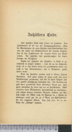 Zuhälters Ende