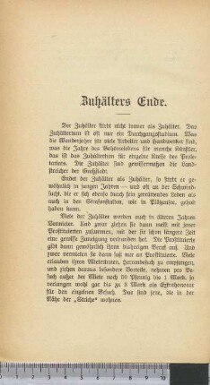 Zuhälters Ende