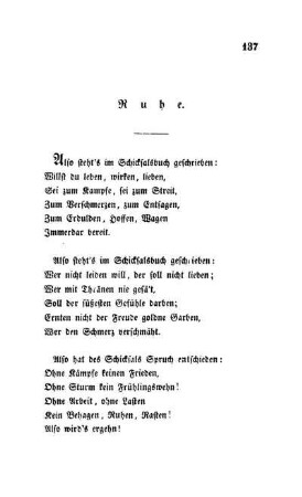 23. Ruhe.