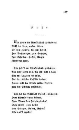 23. Ruhe.