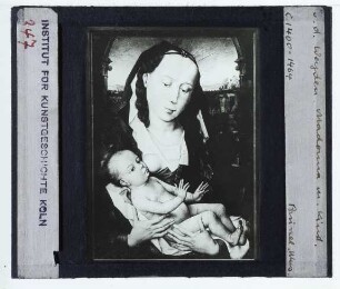Memling, Maria mit Kind (Brüssel, KMSK 3560)