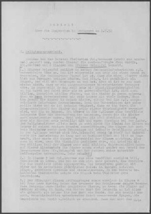 Gerhausen: Inspektionsbericht 1952