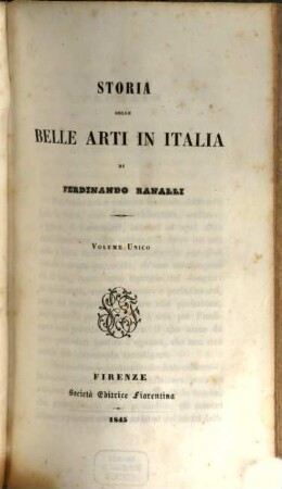 Storia delle belle arti in Italia