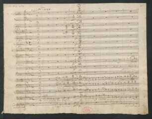 Der erste Ton. Auszüge; Coro, orch; Es-Dur; J 58; WeV B.2