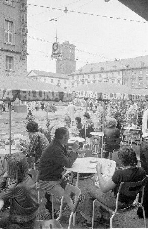 Maßnahmen der Karlsruher Geschäftsleute zur Belebung der Fußgängerzonen in der Kaiserstraße