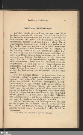 Praktische Ausführungen