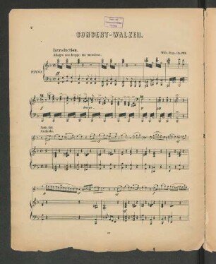 Concert-Walzer. [Piano.]