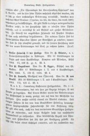 317-318 [Rezension] Günter, Heinrich, Kaiser Heinrich II., der Heilige