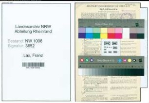 Entnazifizierung Franz Lax , geb. 31.03.1890 (Landw.Gehilfe)