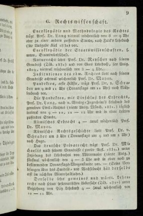9-11, G. Rechtswissenschaft