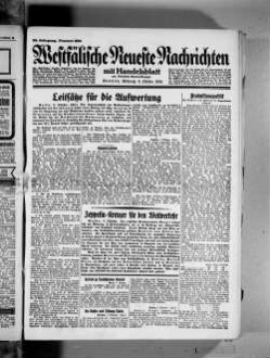 Westfälische neueste Nachrichten mit Bielefelder General-Anzeiger und Handelsblatt