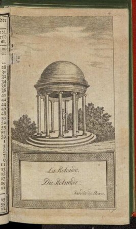 La Rotonde. Die Rotunda. Jardin de Stowe.