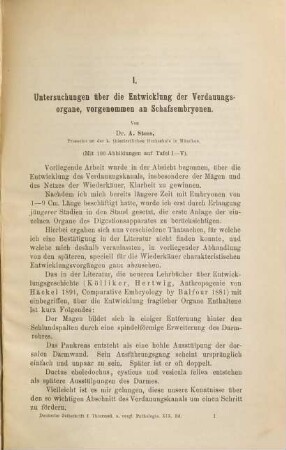 Deutsche Zeitschrift für Thiermedicin und vergleichende Pathologie. 19, 19. 1893