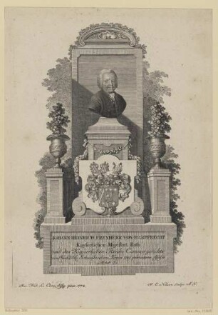 Bildnis des Iohann Heinrich Freyherr von Harpprecht