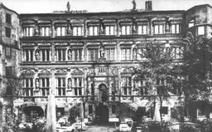 Alt Heidelberg, Schloßhof ; Weltausstellung für Buchgewerbe und Graphik, Leipzig 1914