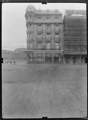 Leipzig-Zentrum, Georgiring 13. Hotel Continental (1913; E. F. Hänsel). Straßenfront (von der Wintergartenstraße)