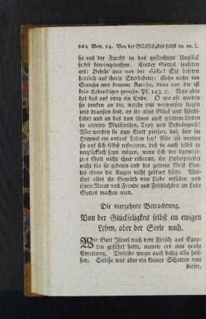 Die vierzehnte Betrachtung.