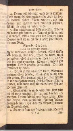 Sterb-Lieder.