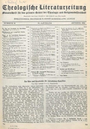 721-730 Zur Idee und Geschichte der christlichen Konzilien