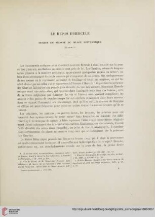 11: Le repos d'Hercule : disque en bronze du Musée Britannique