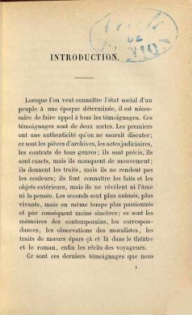 Les voyageurs en France depuis la renaissance jusqu'à la révolution