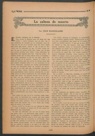 La cabeza de muerto