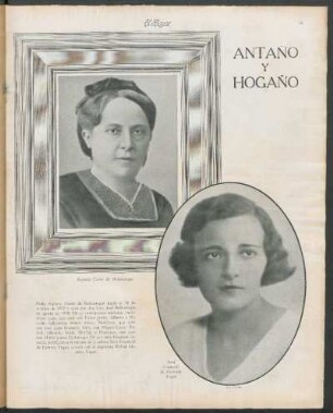 Antaño y hogaño