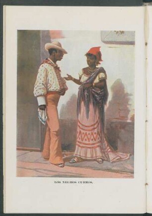 Los negros curros. [Cuadro] : [Reproducción en colores por el "Avisador Comercial"]